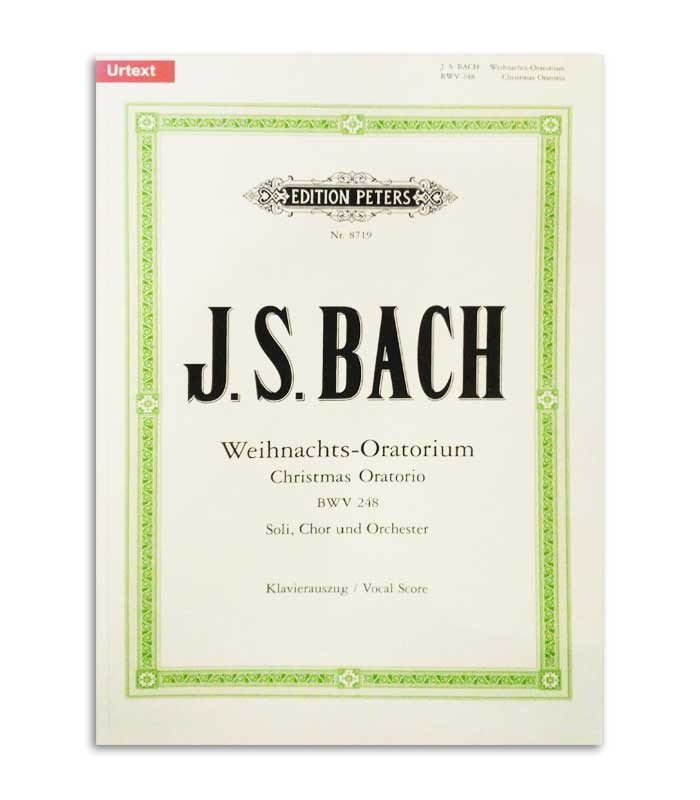 Libro Peters Bach Oratória de Navidad EP8719