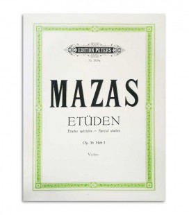 Mazas Etuden Violin Opus 36 Vol 1 Peters