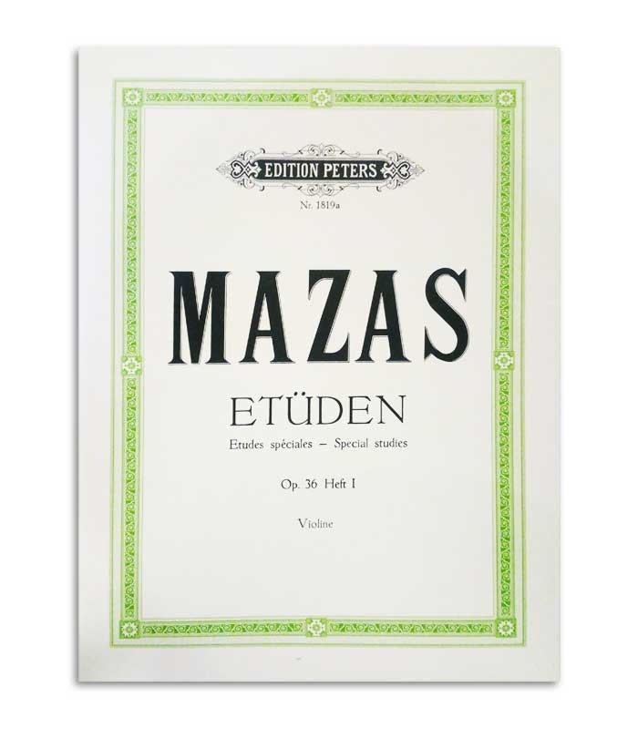 Book Peters Mazas for Violin Opus 36  Vol 1 EP1819a