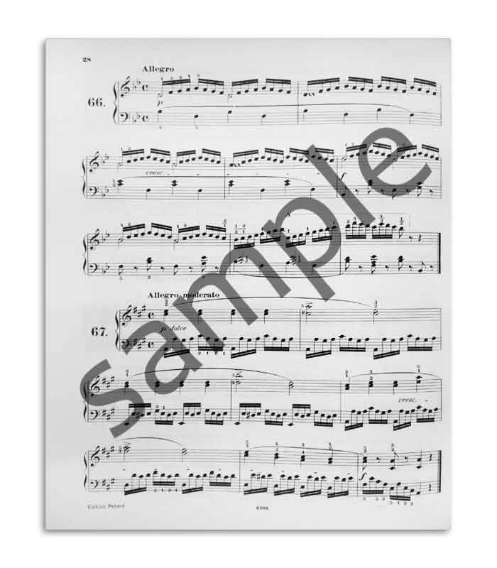 Libro Peters Czerny 125 Exercises for Passage Playing Opus 261 EP2404
