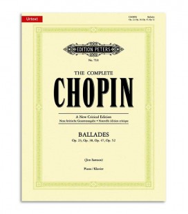 Libro Peters Chopin Baladas EP7531