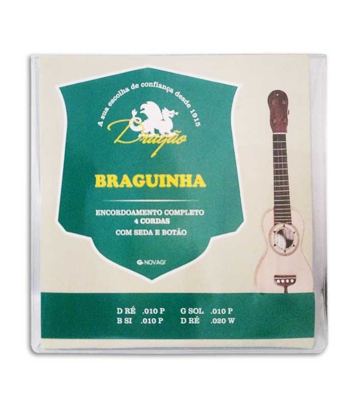 Juego de Cuerdas Dragão Brag017 para Braguinha