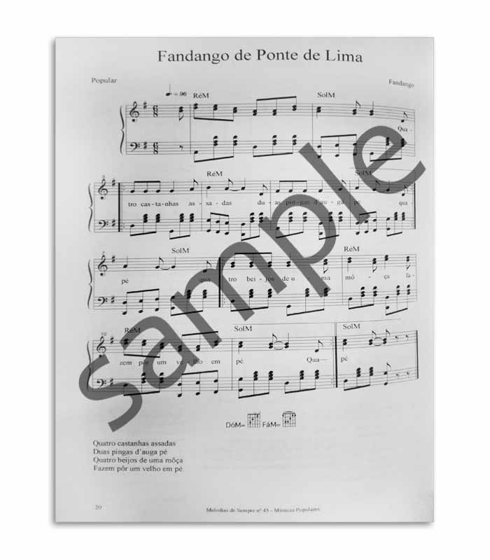 Livro Melodias de Sempre 45 Populares