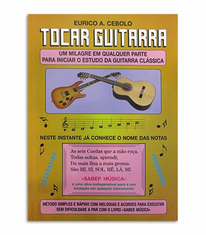 Book Eurico Cebolo Tocar Guitarra with CD T GUIT