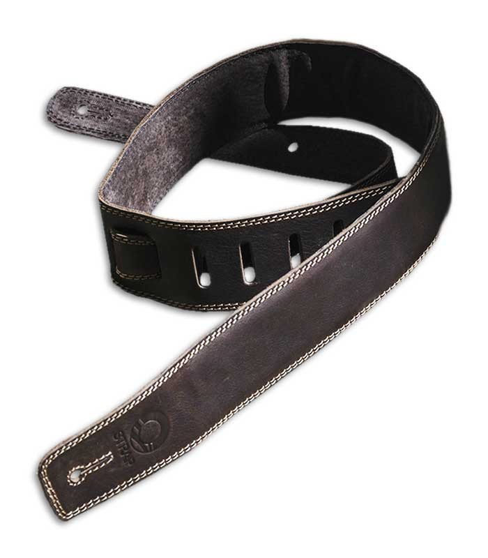 Correa Guitarra Strap ST3X en Piel Forro Gamuza