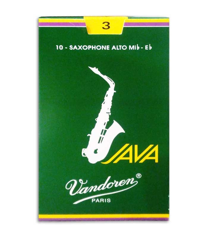 Palheta Vandoren SR263 Java No 3 para Saxofone Alto