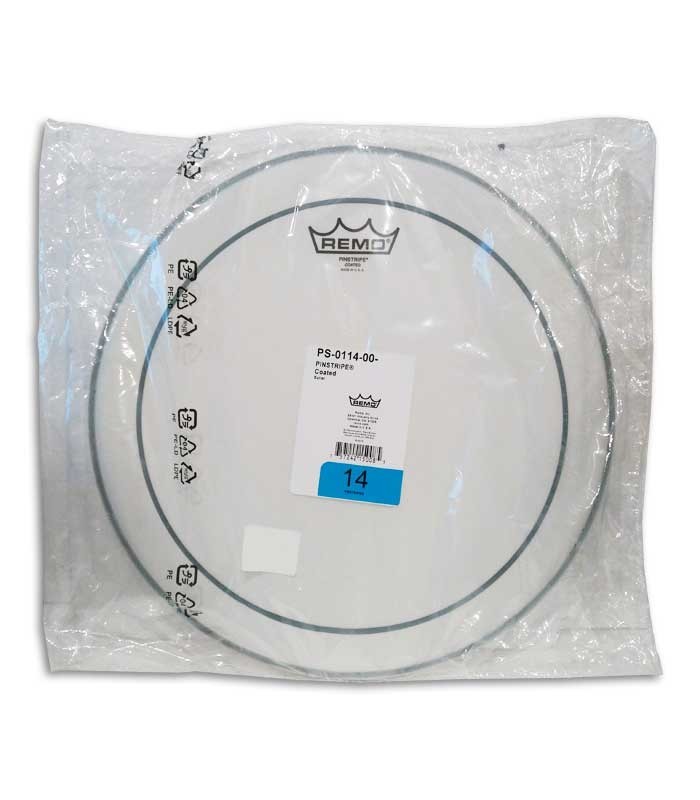 Drumhead Remo PS 0114 00 Pinstripe Óleo Areada 14