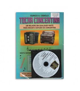Livro Eurico Cebolo Método Mágico Tocar Concertina 1 com CD