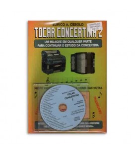 Livro Eurico Cebolo Método Mágico Tocar Concertina 2 com CD