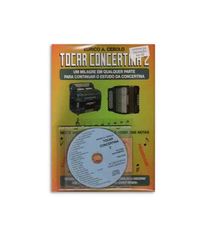 Eurico Cebolo Método Mágico Tocar Concertina 2 com CD
