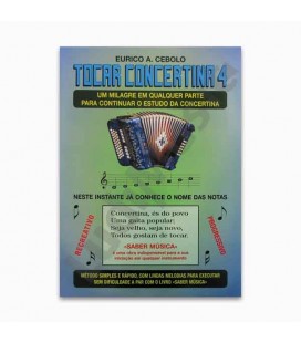 Eurico Cebolo Método Mágico Tocar Concertina 4 con CD