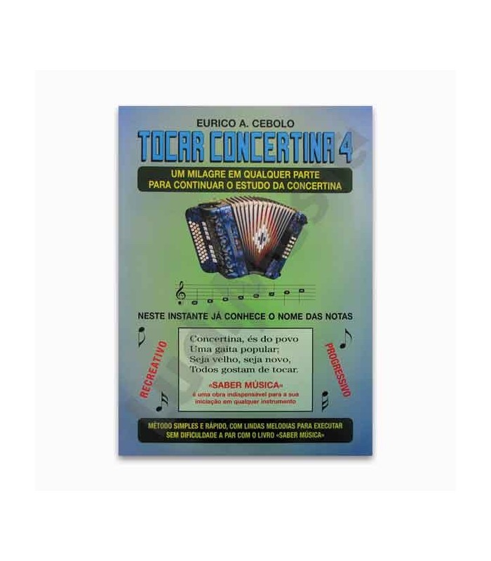 Eurico Cebolo Método Mágico Tocar Concertina 4 com CD