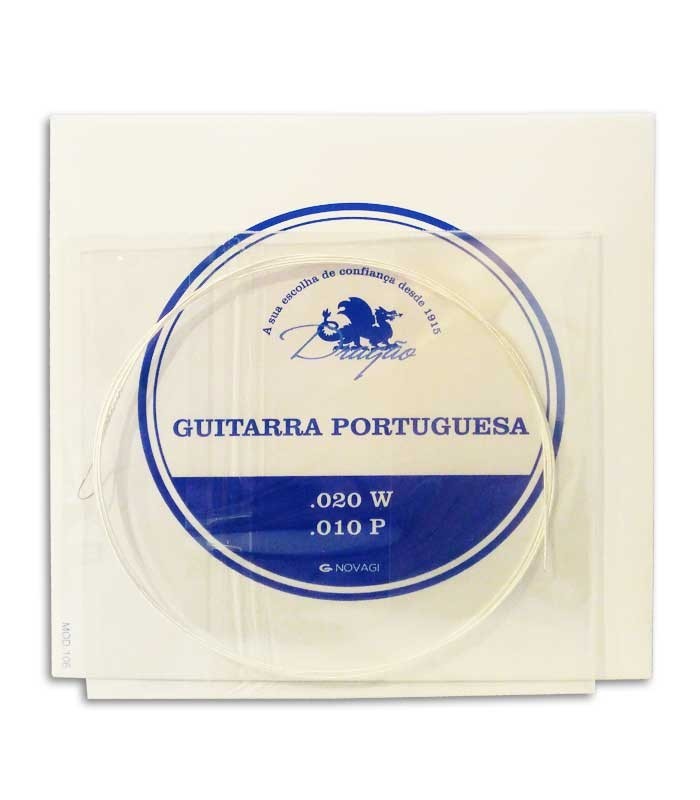 String Set Dragão Guitarra Portuguesa Coimbra Tuning Medium Tension Stainless Steel