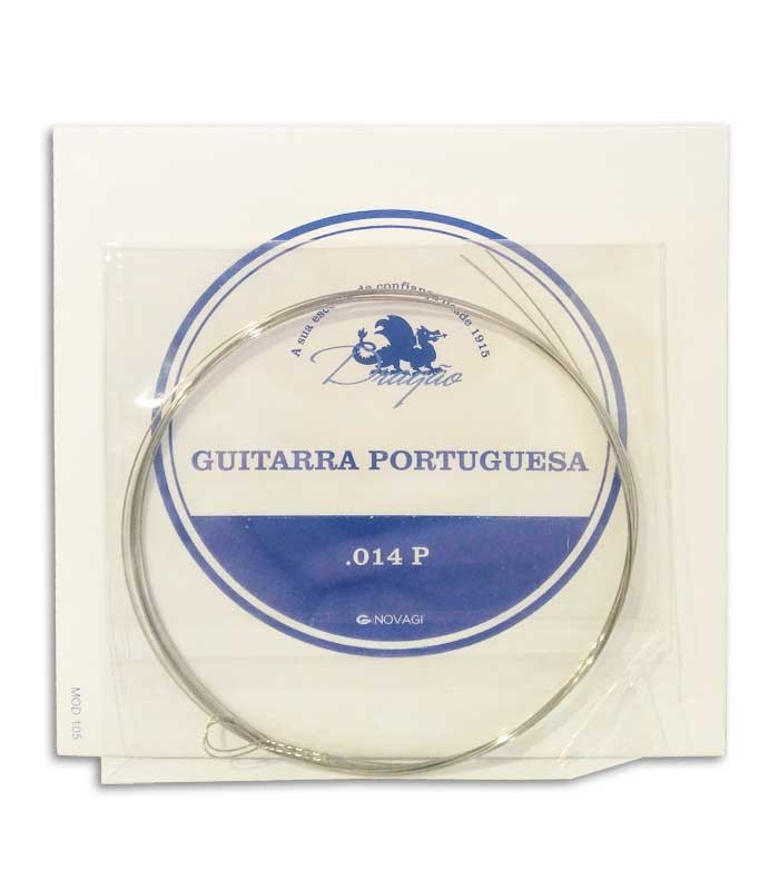 Jogo de Cordas Dragão Guitarra Portuguesa Afinação Coimbra Tensão Média Aço Inox