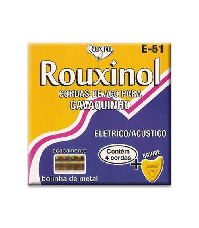 Juego de Cuerdas Rouxinol E51 para Cavaquinho Brasileño