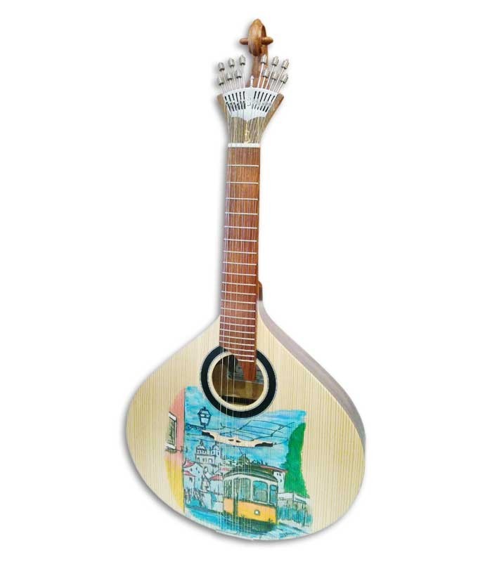 Guitarra Portuguesa APC GFHPLS Abeto Caoba Pintada a Mano