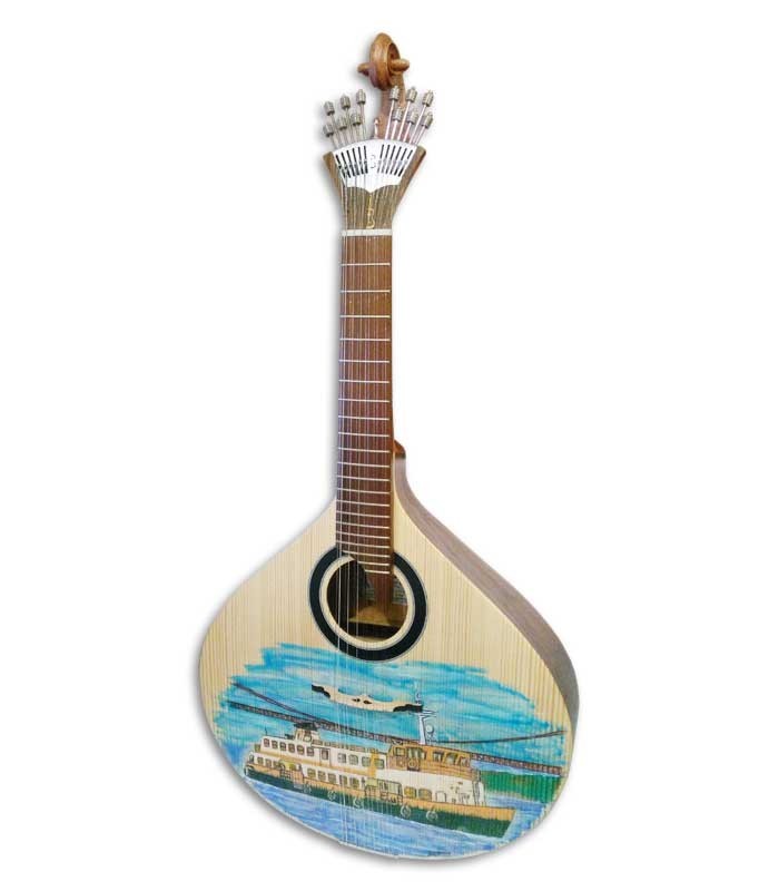Guitarra Portuguesa APC GFHPLS Abeto Caoba Pintada a Mano