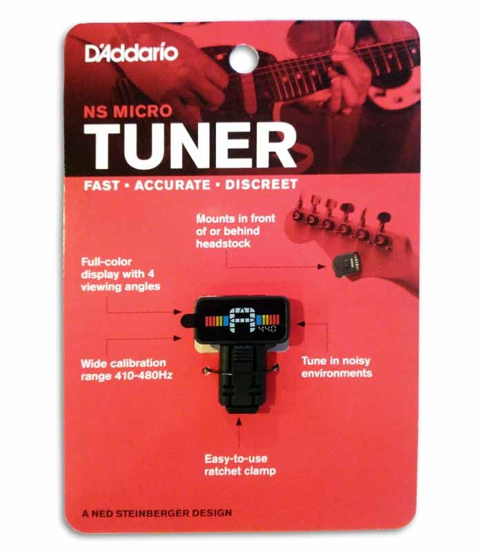 D'Addario PW-CT-12 Micro Clip Tuner | Afinador | Salão Musical de Lisboa