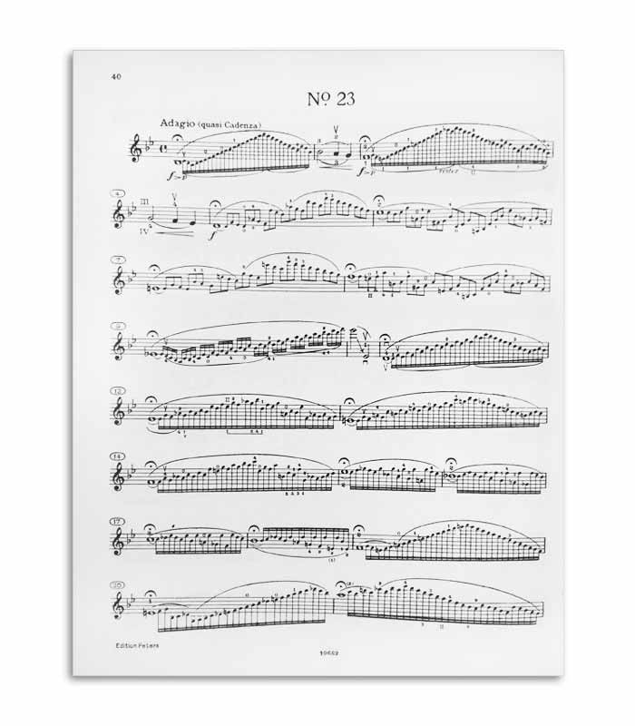Libro Edition Peters EP4310 Kreutzer 42 Estudios para Violin