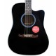 Guitarra Eletroacústica Fender FA 125CE Dreadnought Black