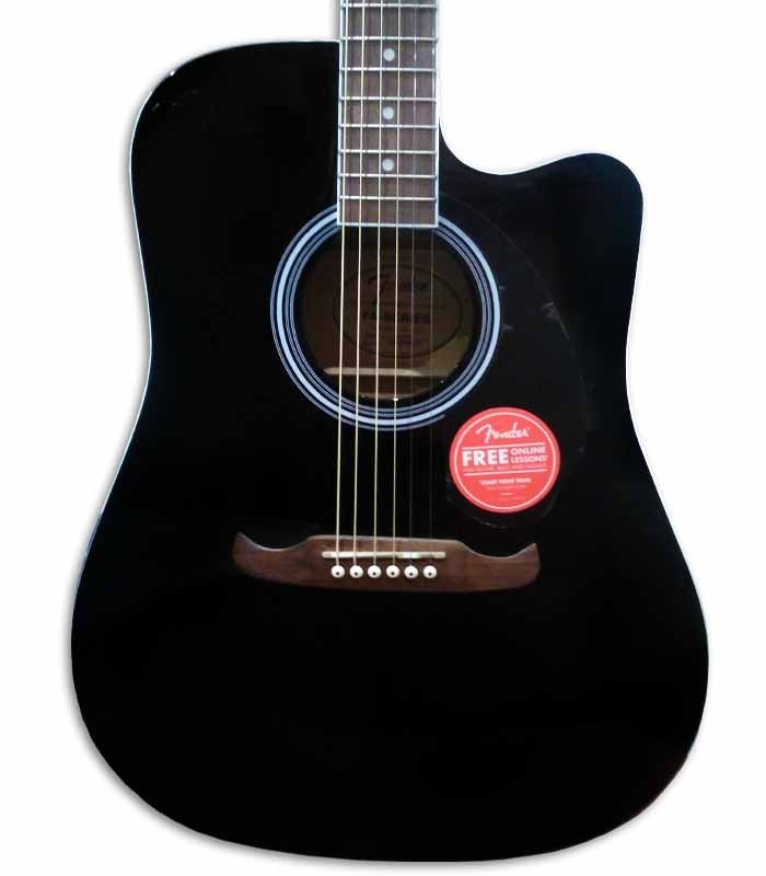 Guitarra Electroacústica Fender FA 125CE Dreadnought Black