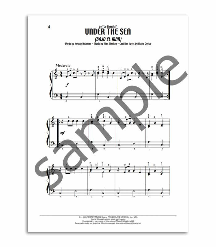 Libro Concina Tocando Disney al Piano MB430