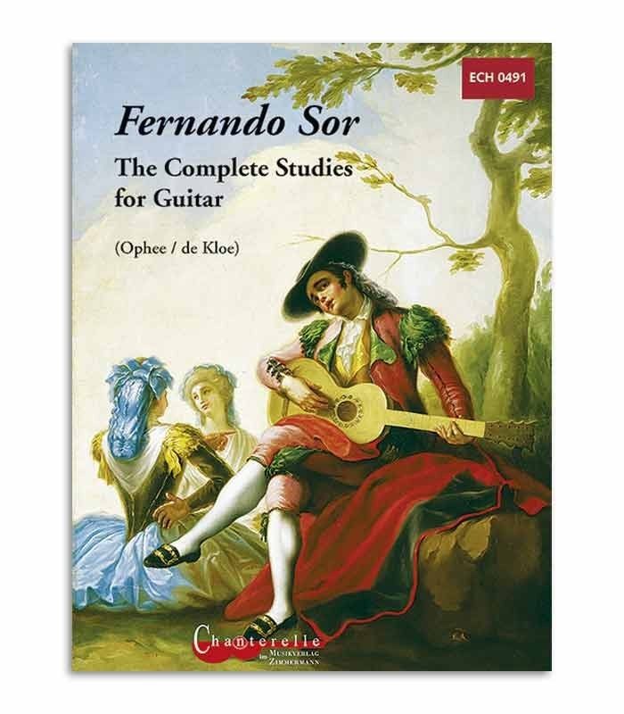 Livro Fernando Sor Estudos Completos para Guitarra ECH0491