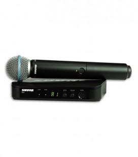 Sistema Microfone Receptor Emissor Completo Shure BLX24E B58 H8E