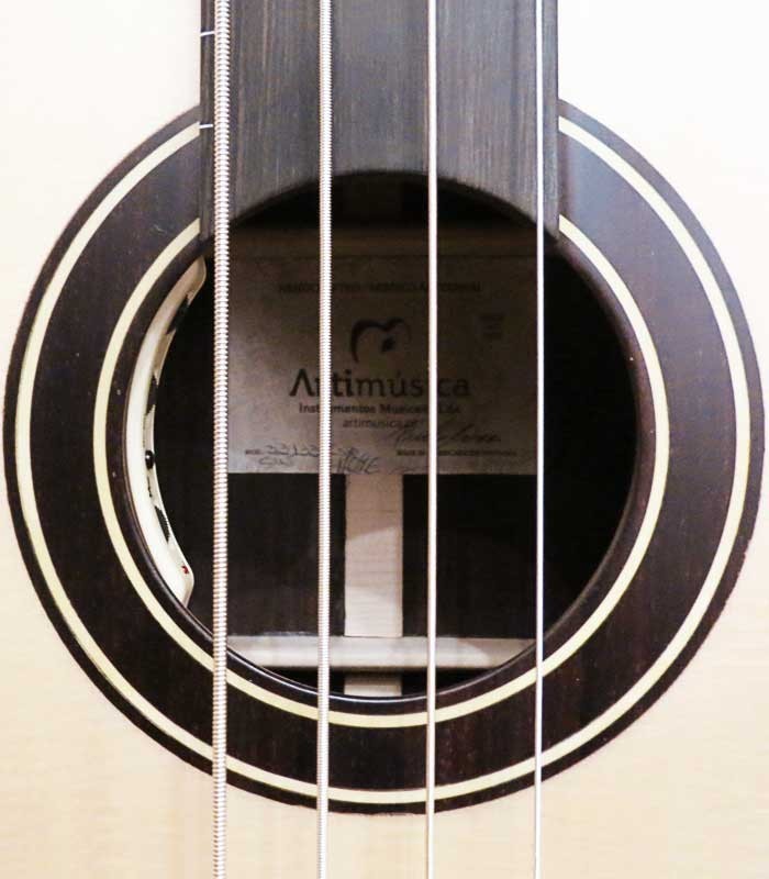Acoustic Bass Guitar Deluxe Artimúsica 33133 rosette