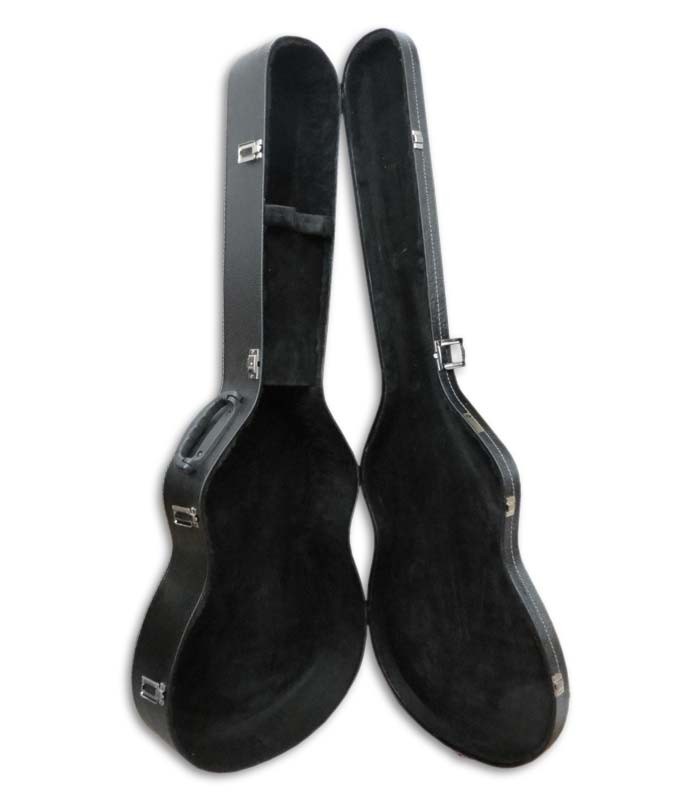 Estuche deluxe para bajo acústico. Color negro - Music Distribución