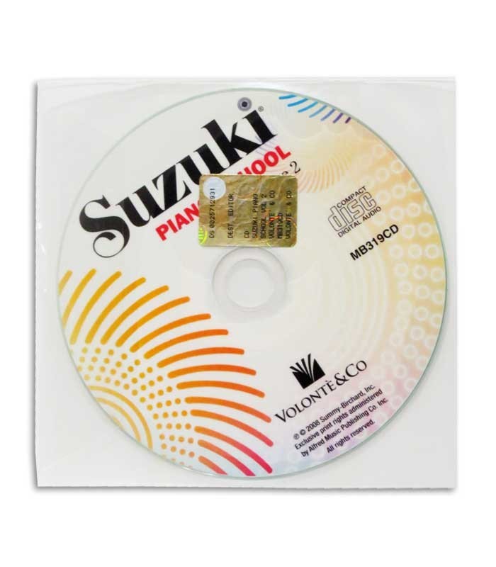 CD que acompanha o livro Suzuki Piano School Vol 2 FR IT ES MB9319