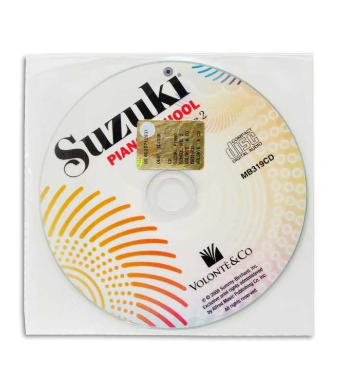 CD que acompaña el libro Suzuki Piano School Vol 2 FR IT ES MB9319