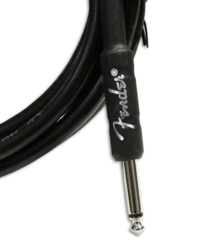Jack del cable Fender Professional Series Preto 3m