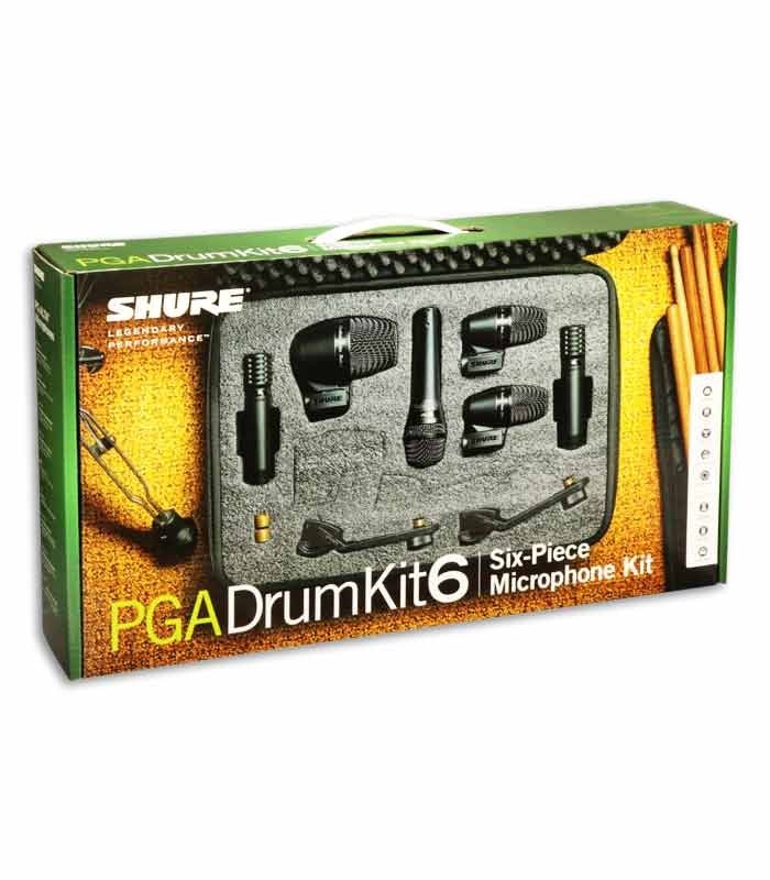 Kit 6 Microfones Shure SH Pgadrumkit6