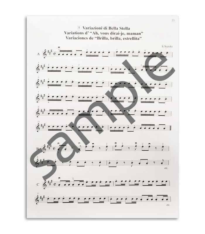 Livro Suzuki Violin School Vol 1 FR IT ES MB37