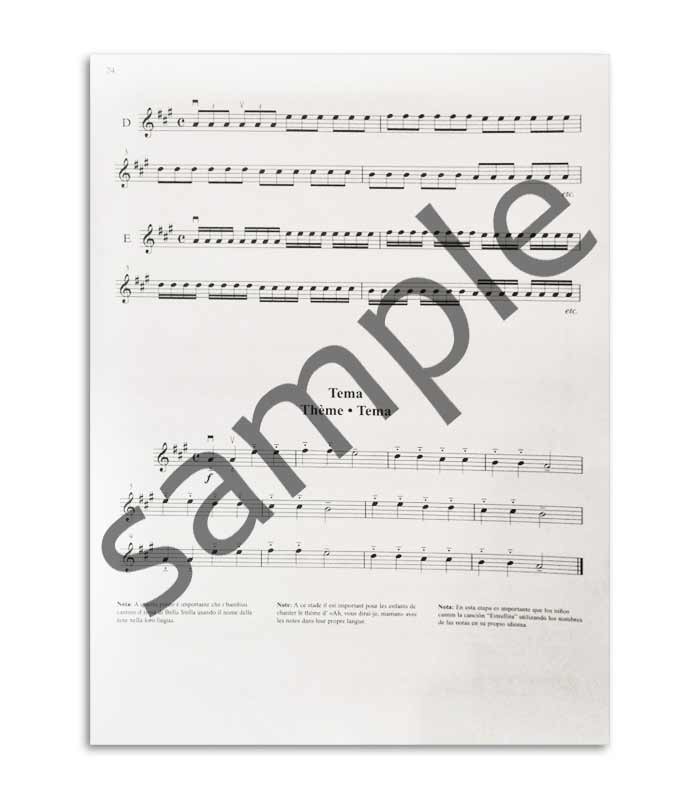 Livro Suzuki Violin School Vol 1 FR IT ES MB37