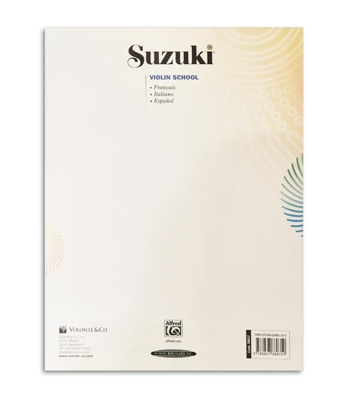Livro Suzuki Violin School Vol 1 FR IT ES MB37