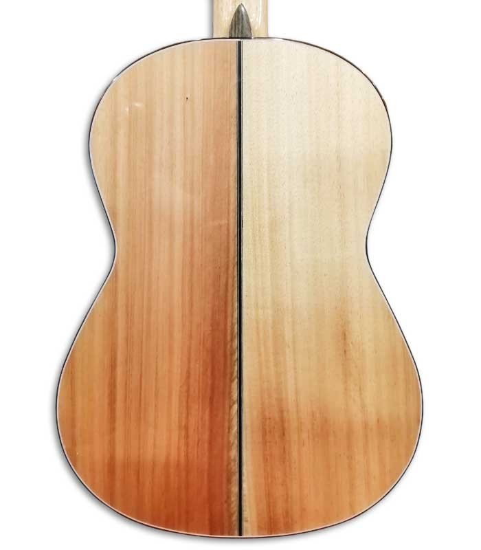 Back of guitar APC 10 Luthier Koa detail