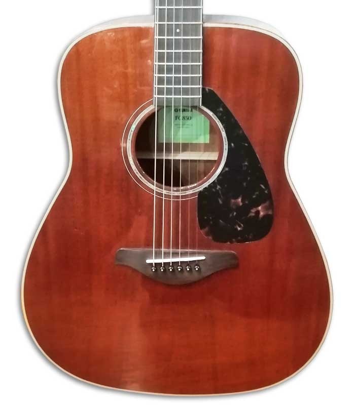 Back of acoustic Guitar Yamaha FG850 