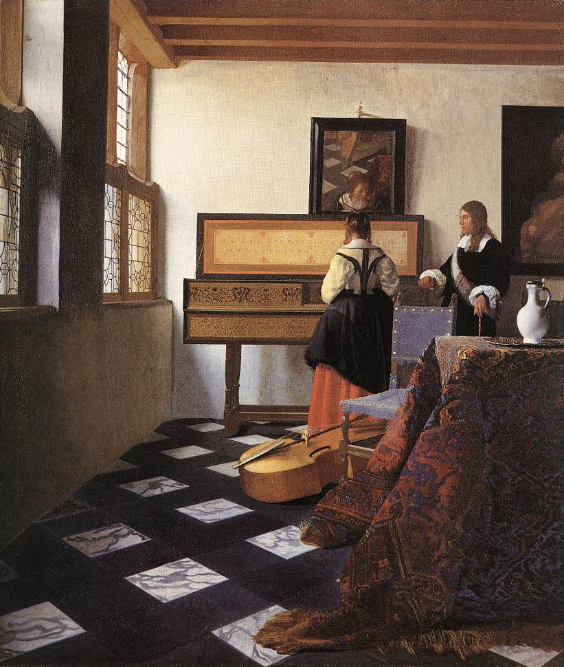 A Lição de Música
(1662-1665) – Johannes Vermeer