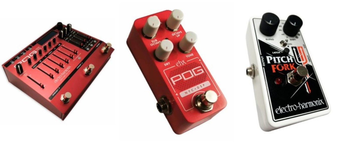 Electro-Harmonix POG3 Polyphonic Octave Generator
Electro-Harmonix Pico POG
Electro-Harmonix Pitch Fork

