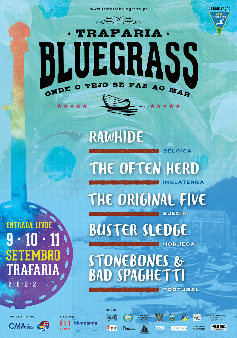 Cartaz Trafaria Bluegrass 2022 