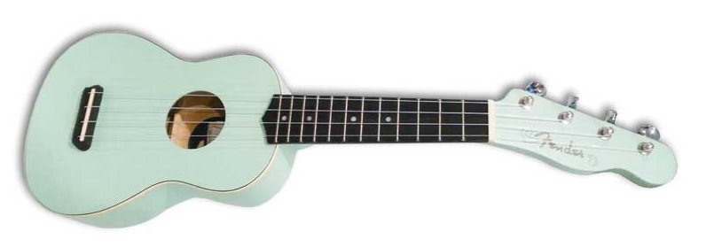 Ukulele Soprano Fender Venice Surf Green