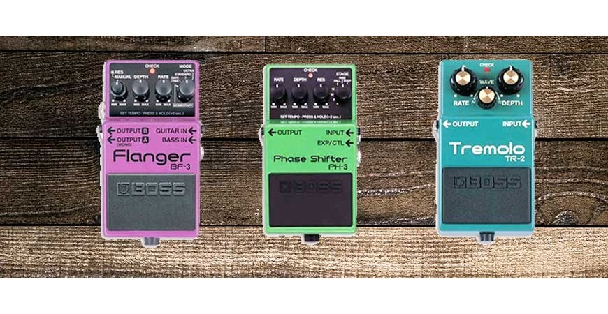 Pedais de Efeitos: As diferenças entre Flanger, Phaser & Tremolo