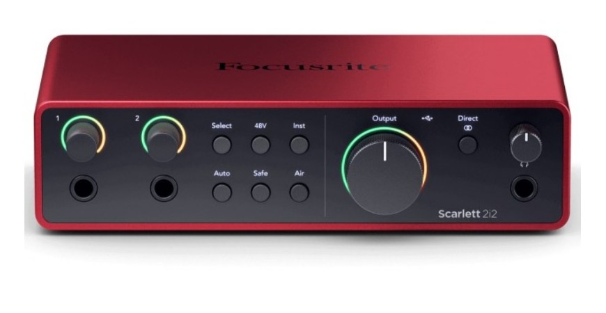 Som profissional em casa com a Focusrite Scarlett 2i2 4th Gen