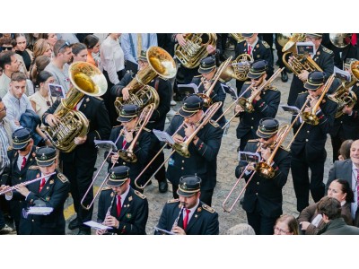 Os instrumentos de sopro mais usados em bandas filarmónicas