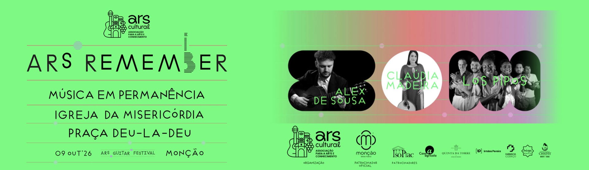 Festival Ars Remember - Música em Permanência
